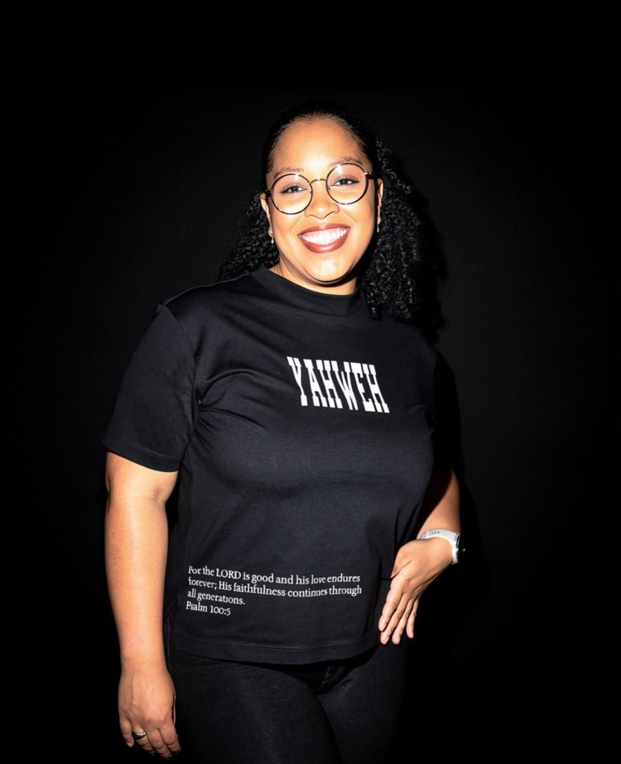 Yahweh black T-shirt front
